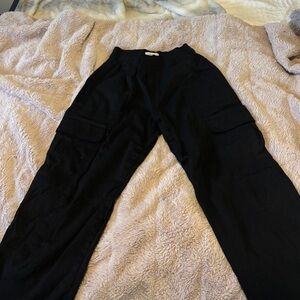 Bluenotes Black Cargo Joggers